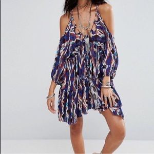 -Free People- Monarch Cold Shoulder Minidress